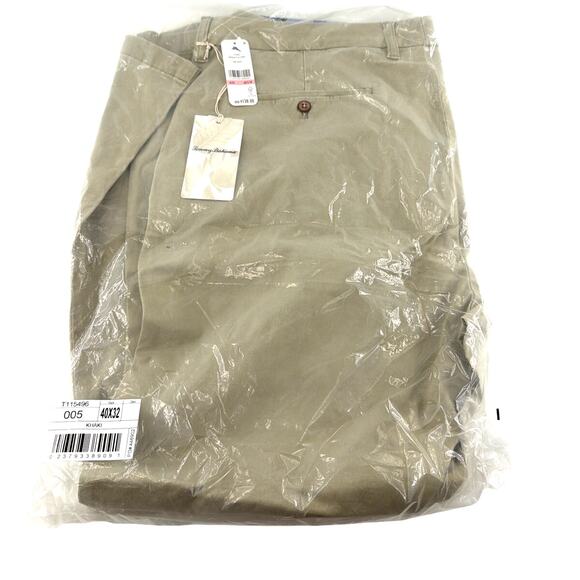 Tommy Bahama Men's Khaki Boracay Flat Front Chino Pants Size 40 - Picture 4 of 10